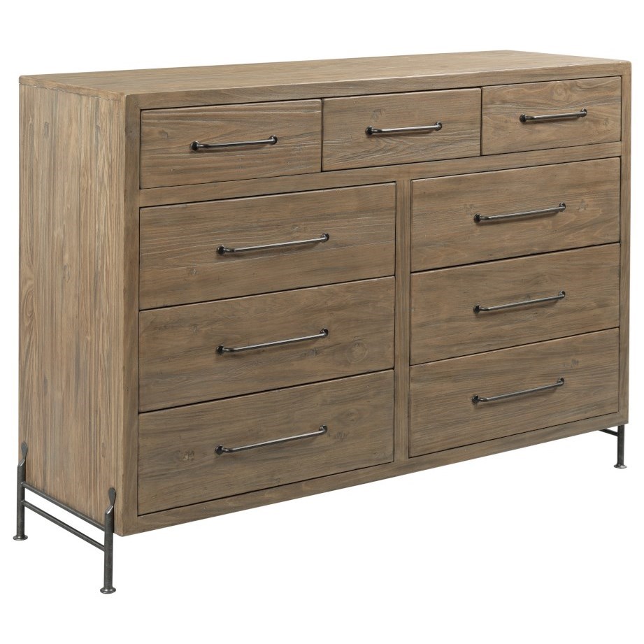 Kincaid Furniture Modern 944220 Henderson 9Drawer Solid Wood